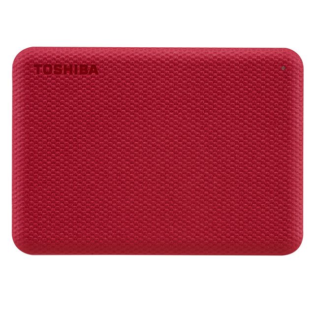 Toshiba Canvio Advance V10 1TB 2.5in USB 3.0 Portable External Hard Drive Red (HDTCA10AR3AA)