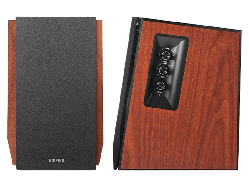 Edifier R1700BTS Bluetooth Bookshelf Speakers 66W RMS DUAL RCA INPUTS - BROWN
