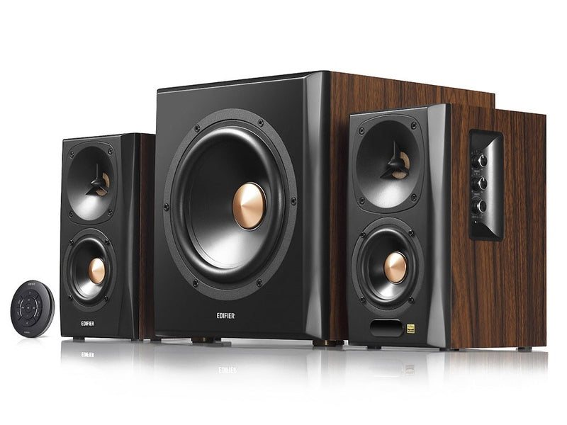 Edifier S360DB 2.1 Bluetooth Bookshelf Speakers with 8" Wireless Subwoofer