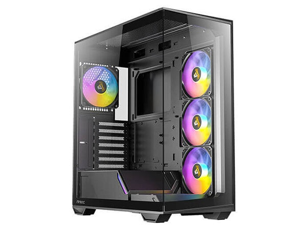Antec C3 ARGB Panoramic Tempered Glass Mid-Tower ATX Case - Black