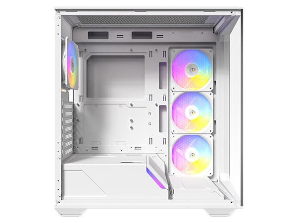 Antec C3 ARGB Panoramic Tempered Glass Mid-Tower ATX Case - White