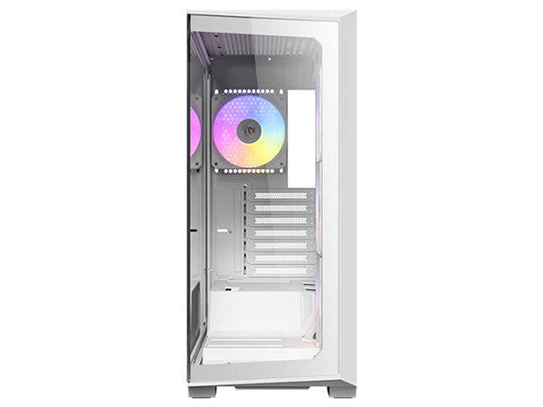Antec C3 ARGB Panoramic Tempered Glass Mid-Tower ATX Case - White