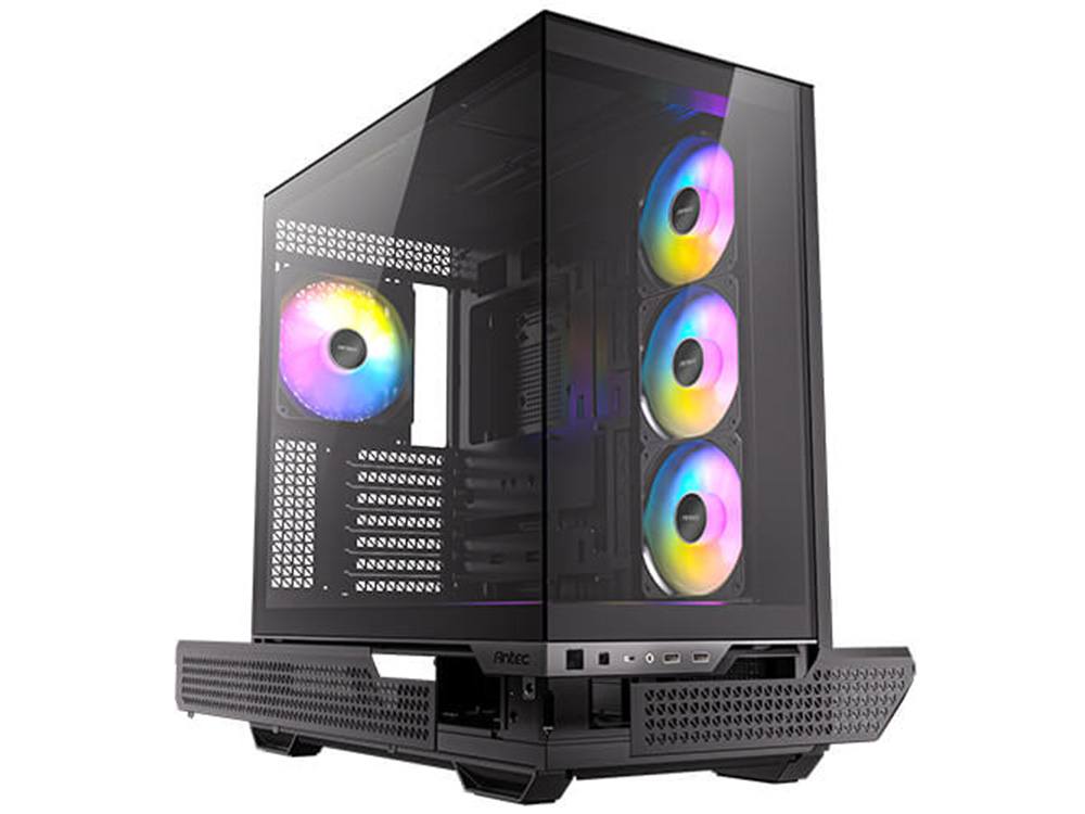 Antec C7 ARGB Tempered Glass Mid-Tower E-ATX Case - Black, USB-C 10Gbps, 4× ARGB PWM Fans, 360mm Radiator, 2Yr Wty