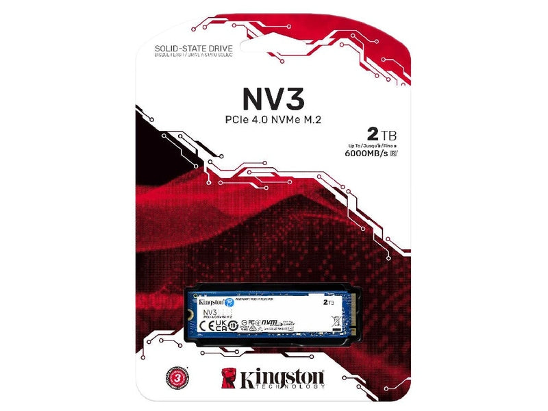 Kingston SNV3S 2TB NV3 PCIe 4.0 NVMe M.2 SSD