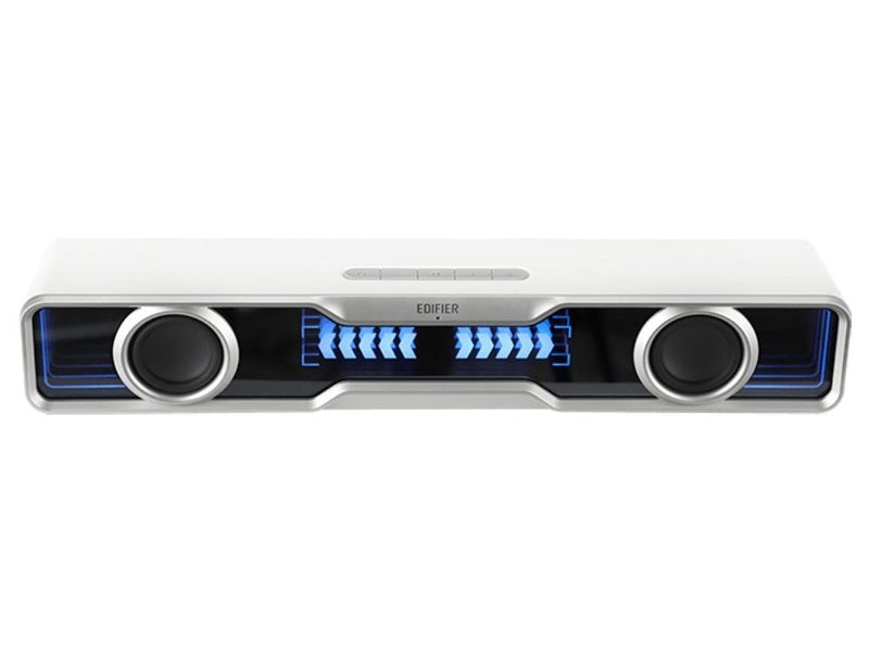 Edifier QS30 White GTM Deck Version 03 Computer / Tabletop Bluetooth Speaker 2.5W*2 RMS total output power Dual 2' 52mm full-range drivers