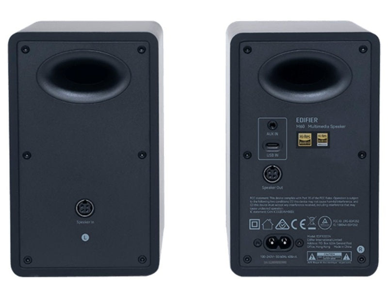 Edifier M60 Bluetooth Compact Desktop 2.0 Speakers - Black