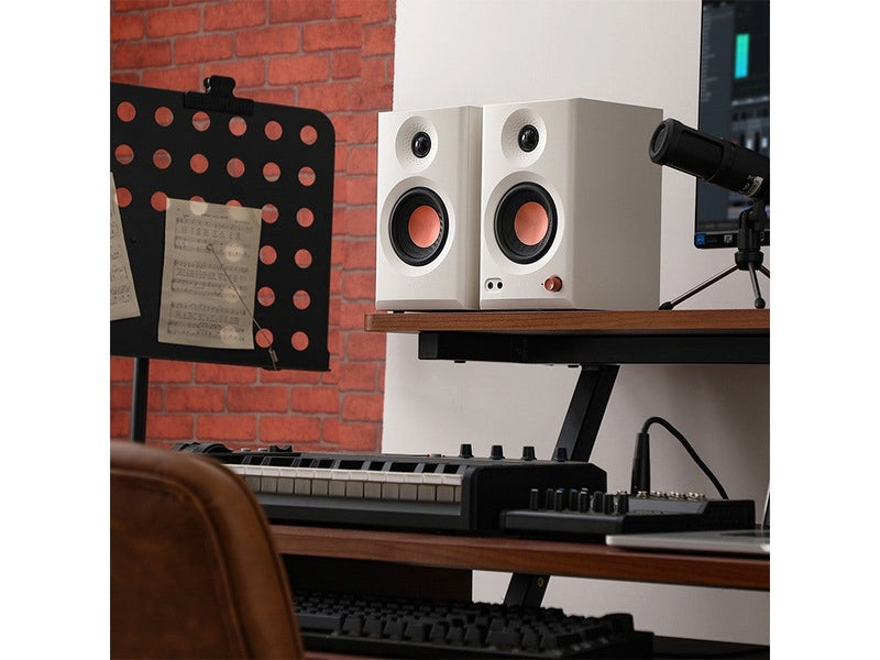 Edifier MR3-WHITE Bluetooth 18W x 2 RMS Studio Monitor Speaker