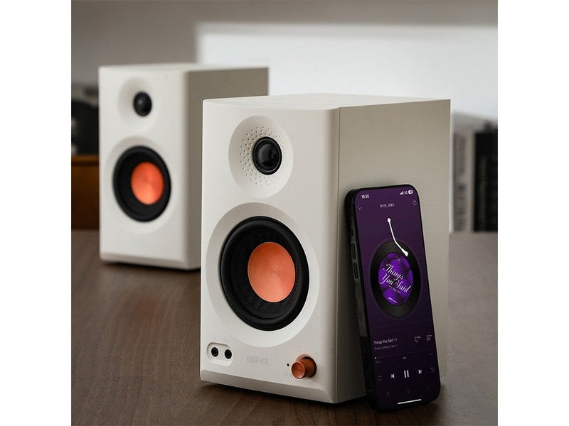 Edifier MR3-WHITE Bluetooth 18W x 2 RMS Studio Monitor Speaker
