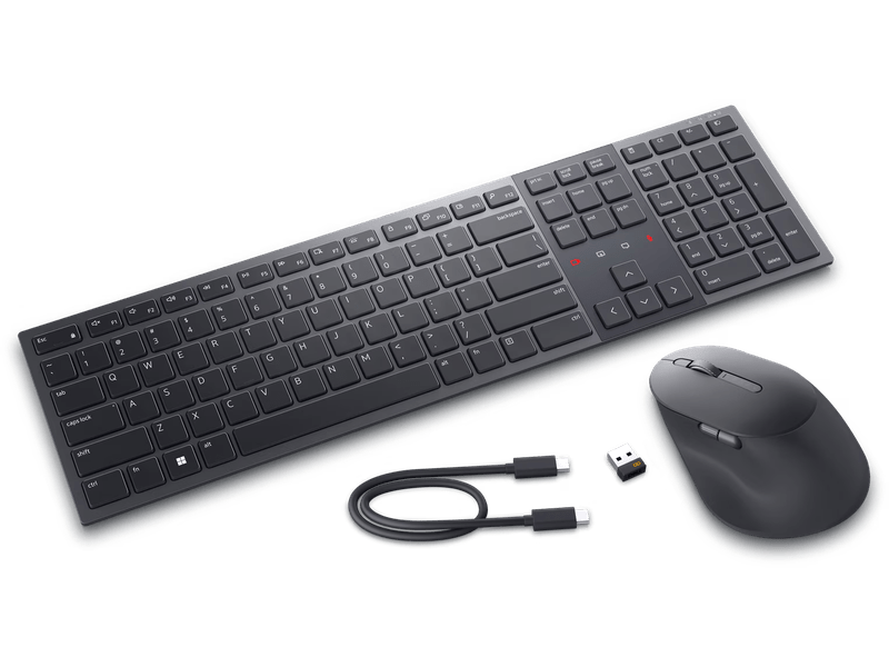 Dell KM900 Pro Premium Rechargeable Keyboard and Mouse - Graphite