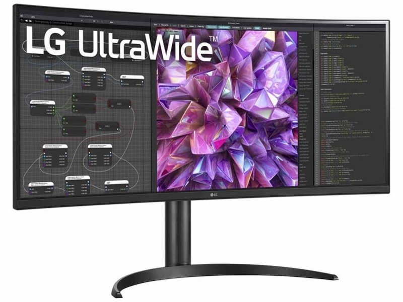 LG 34WQ75C-B 34" UltraWide QHD IPS Curved Monitor