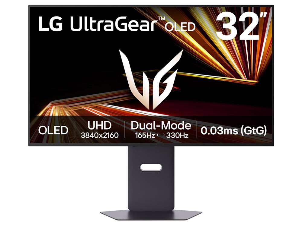 LG 32GX850A-B 32" OLED UHD 165Hz /FHD 330Hz Dual-Mode Monitor
