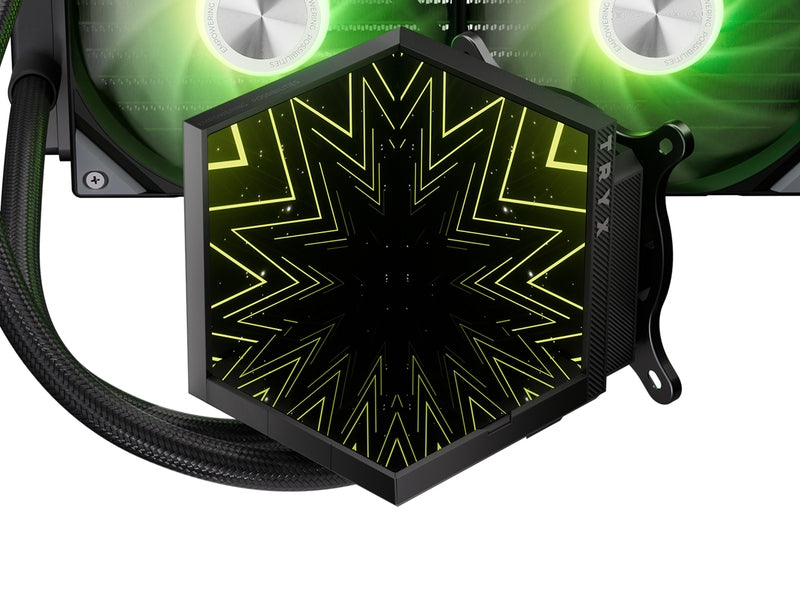 TRYX STAGE 360mm AIO Liquid CPU Cooler – Black