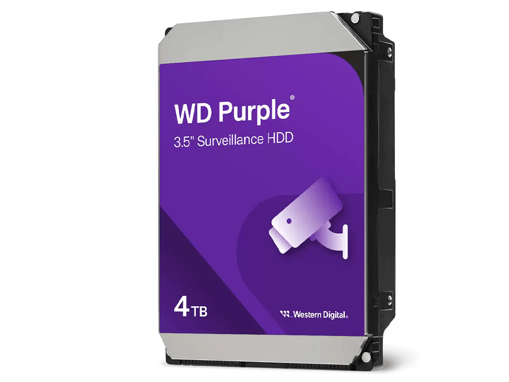 WD Purple 4TB 5400RPM WD44PURZ 128MB Cache 3.5" Surveillance Hard Drive