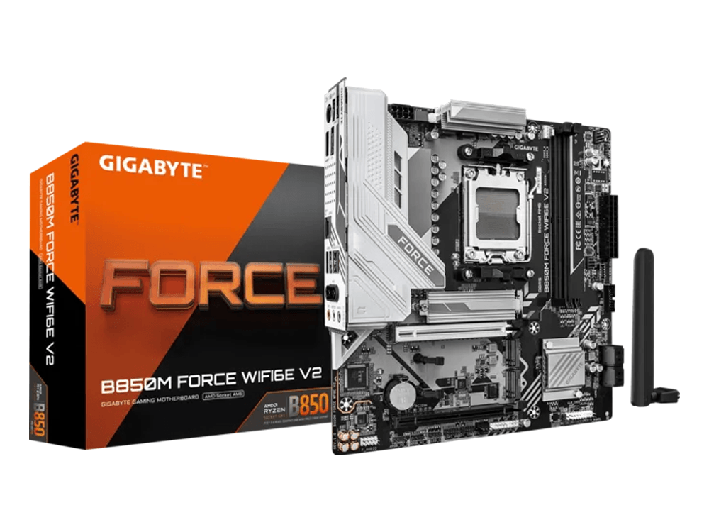 GIGABYTE B850M FORCE Wi-Fi 6E V2 AM5 mATX Motherboard B850M FORCE WF6E V2