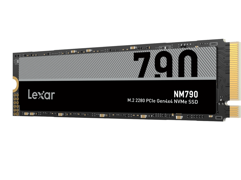 Lexar LNM790 2TB M.2 2280 PCIe Gen4 NVMe SSD, up to 7400MB/s read, 6500MB/s write