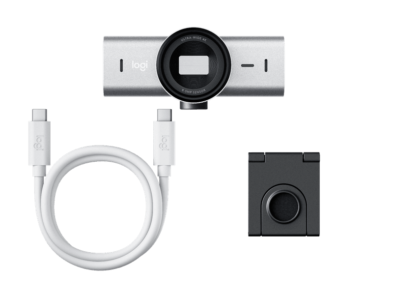 Logitech MX BRIO 4k Ultra HD Webcam - Pale Gray 960-001561