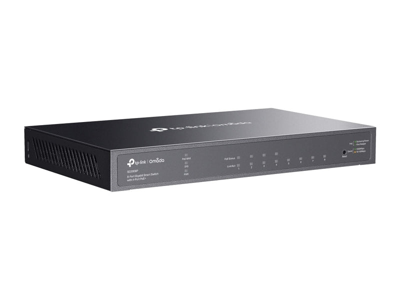 TP-Link TL-SG2008P JetStream 8-Port Gigabit Smart Switch with 4-Port PoE+