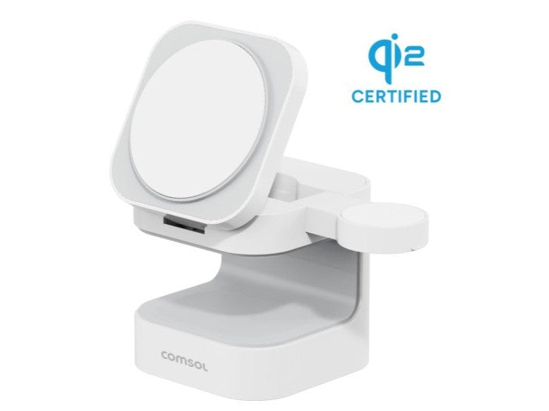 Comsol Qi2 Magnetic Wireless Charging 3-In-1 Dock