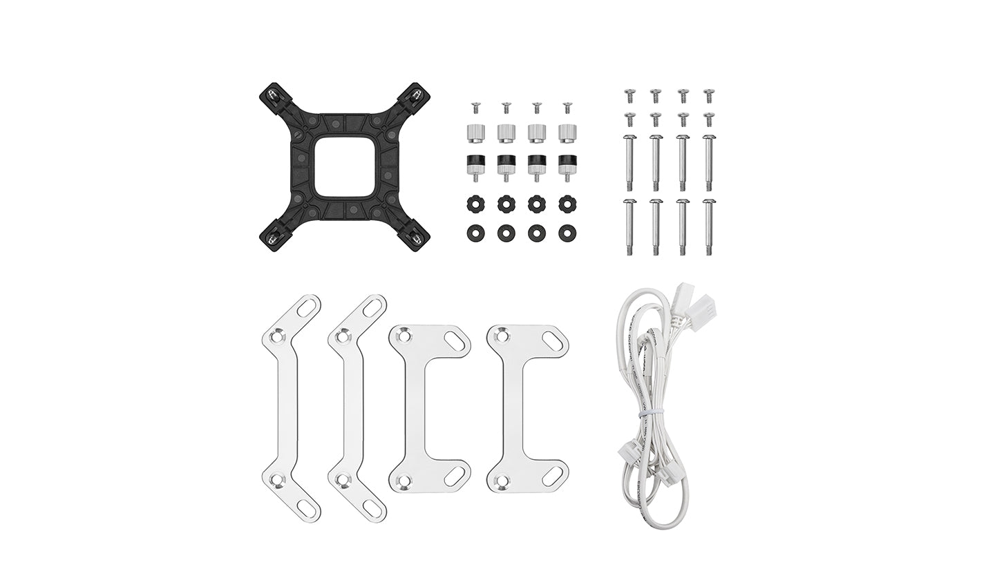 DeepCool LM240 WH ARGB Liquid Cooler With Mini LCD