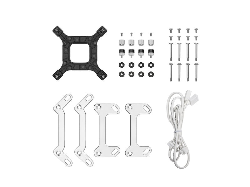 DeepCool LM240 WH ARGB Liquid Cooler With Mini LCD