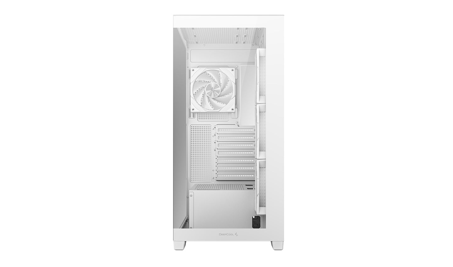 DeepCool CG580 4F WH White Panoramic ATX Mid-Tower Case