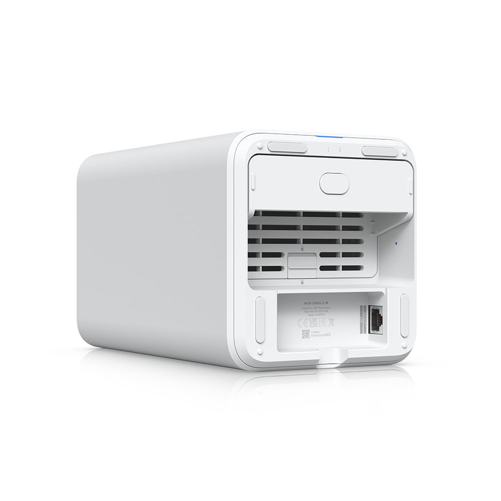 Ubiquiti UNAS 2 Bay NAS, White