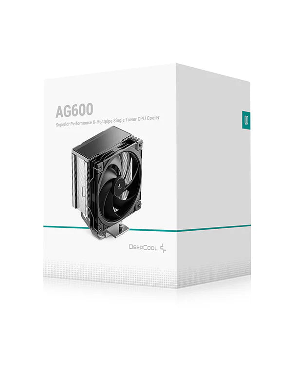 DeepCool AG600 ARGB Superior Performance 6-Heatpipe Single Tower CPU Cooler