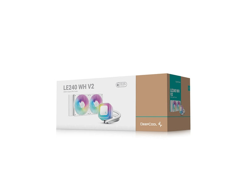 DeepCool LE240 V2 Liquid Cooler 240mm 6th Gen White