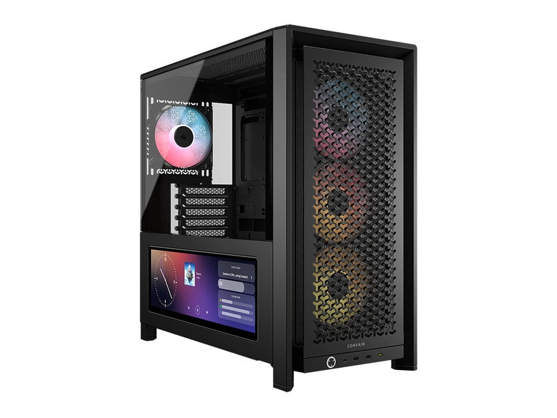 Corsair FRAME 4000D LCD RS ARGB Premium Mid-Tower E-ATX PC Case - Black