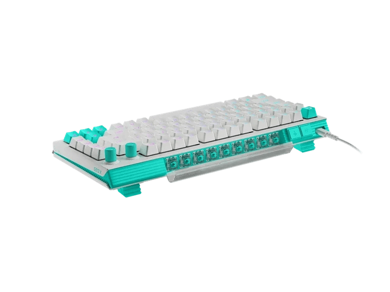G512 X 75 TMR Analog / Mechanical Gaming Keyboard - White