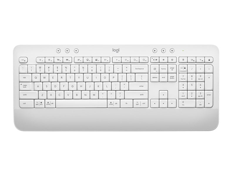 Logitech Signature K650 Wireless Keyboard with Palm-rest - Off-white