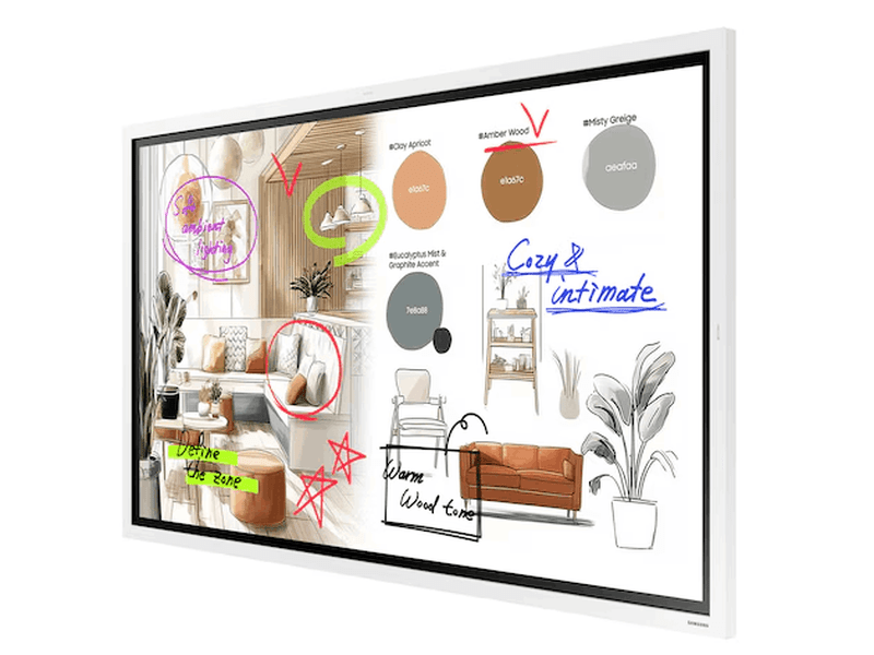 Samsung 85" WMFX Flip Pro Interactive 4K UHD 450 nit 12/7 Display 3YR LH85WMFWLGCXXY
