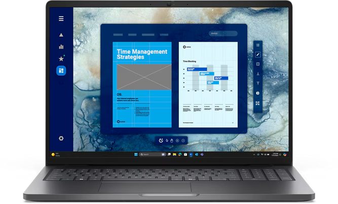 Dell Pro 16 Laptop PC16250 16" FHD+ Core 5-120U 8GB 256G B SSD WL W11P 1 Y OnSite Warranty
