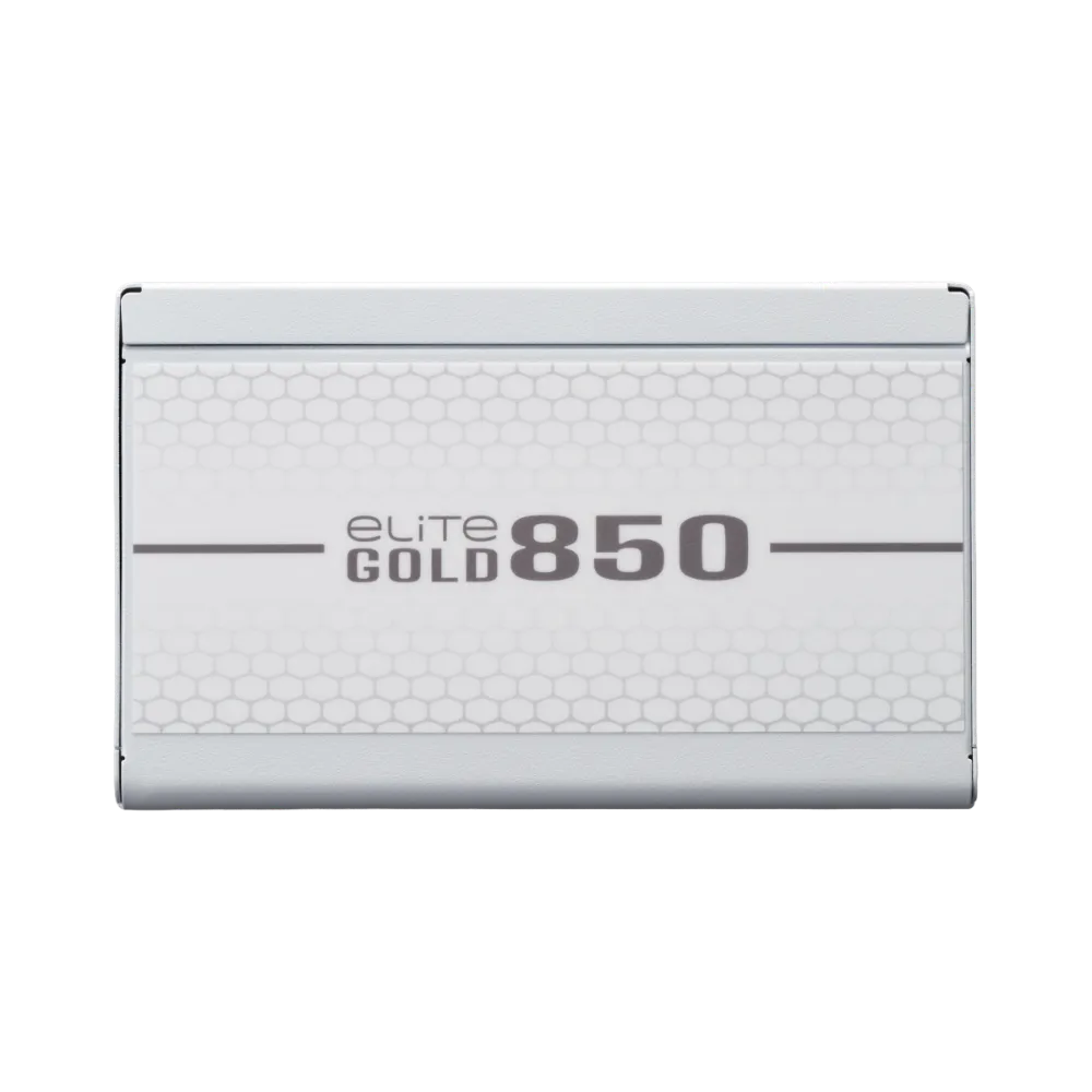 Cooler Master Elite Gold 850 850W 80+ Gold Fully Modular ATX 3.1 Power Supply - White Edition
