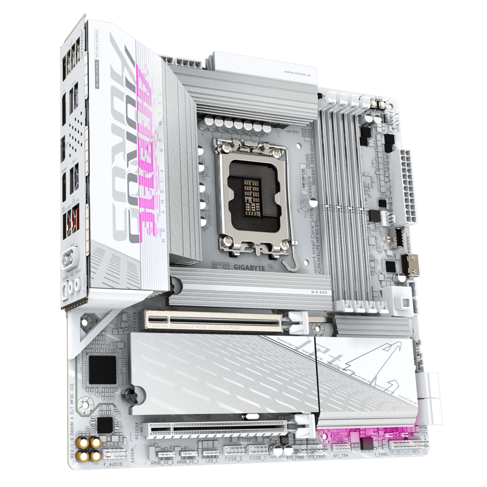 Gigabyte B860M A ELT WF6E ICE Motherboard