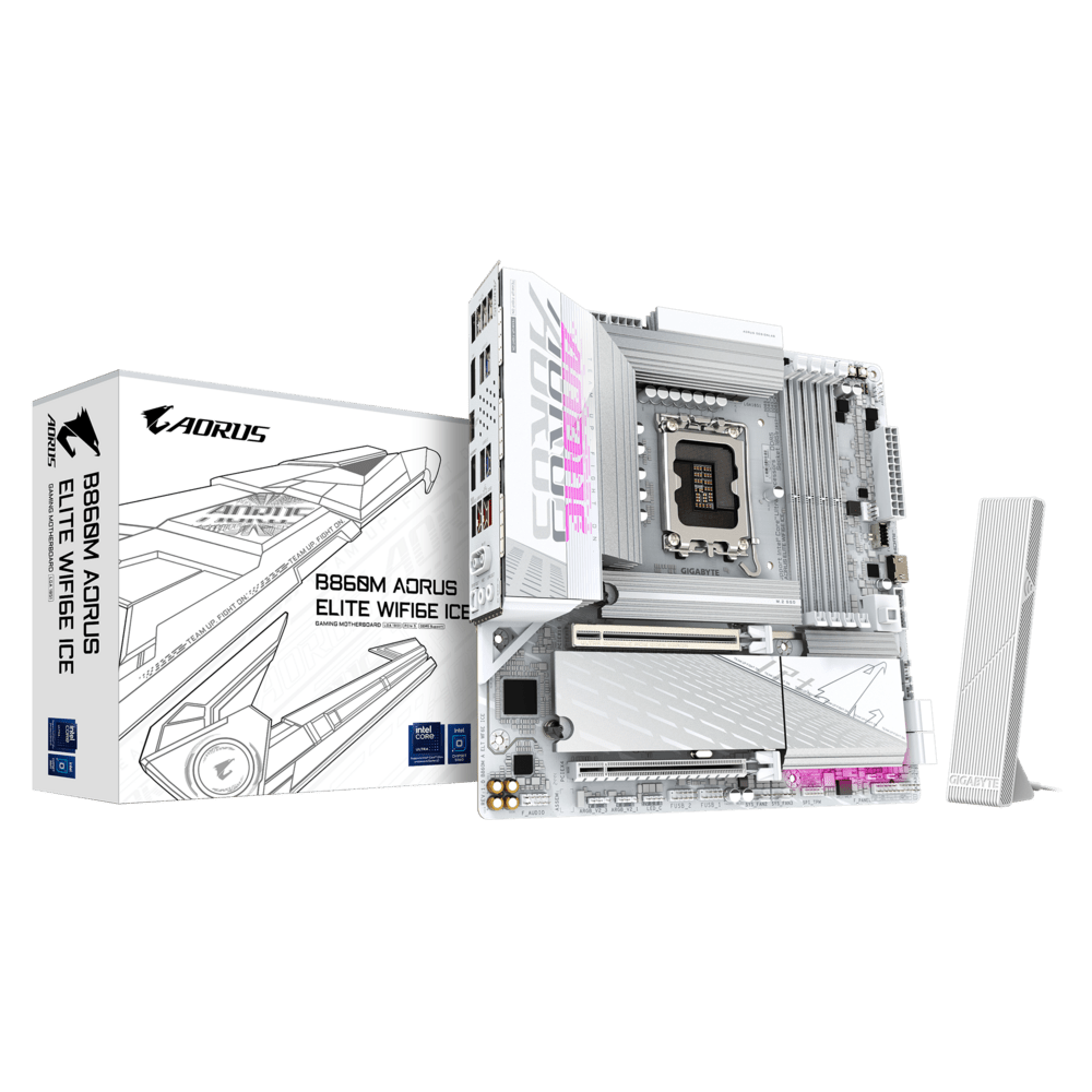 Gigabyte B860M A ELT WF6E ICE Motherboard