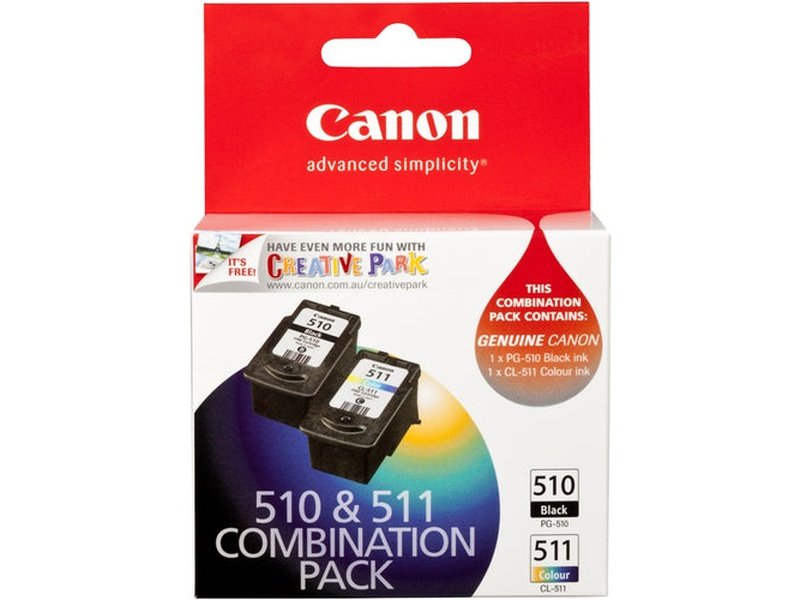 Canon CL-511 Original Inkjet Ink Cartridge - Black, Colour - 2 / Pack - Inkjet - 2 / Pack