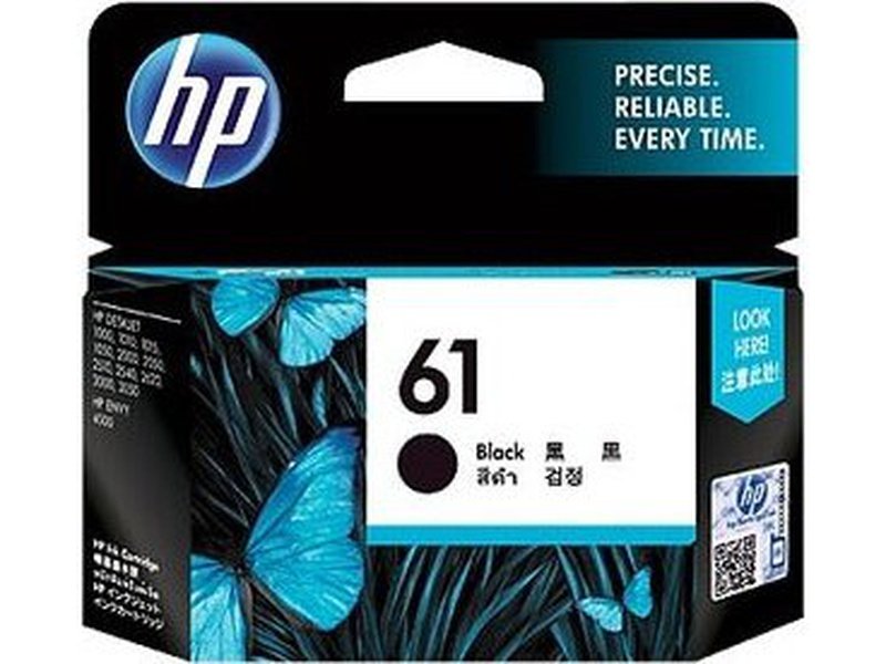 HP 61 Original Inkjet Ink Cartridge - Black Pack - 170 Pages