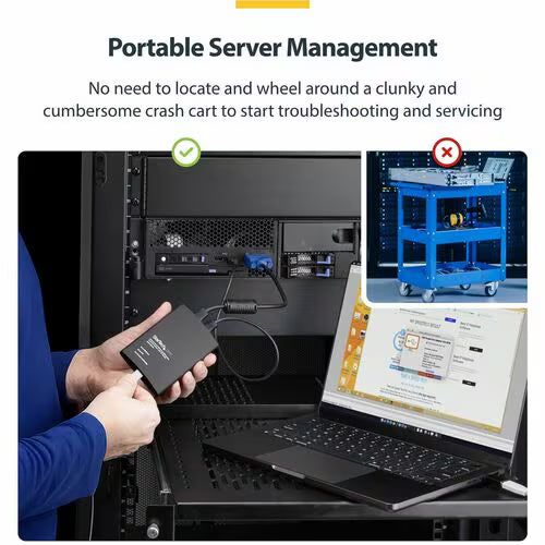 StarTech USB Crash Cart Adapter with File Transfer & Video Capture
