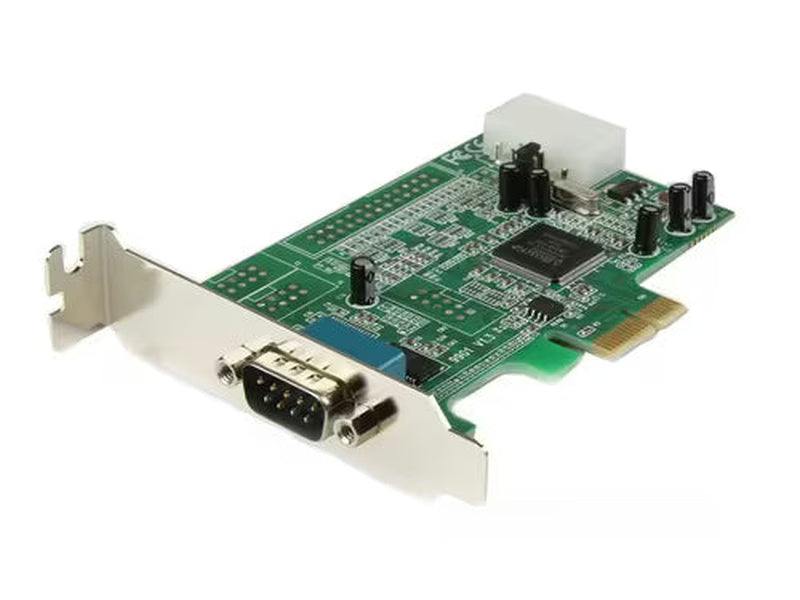 StarTech 1 Port Low Profile Native RS232 PCI Express Serial Card with 16550 UART