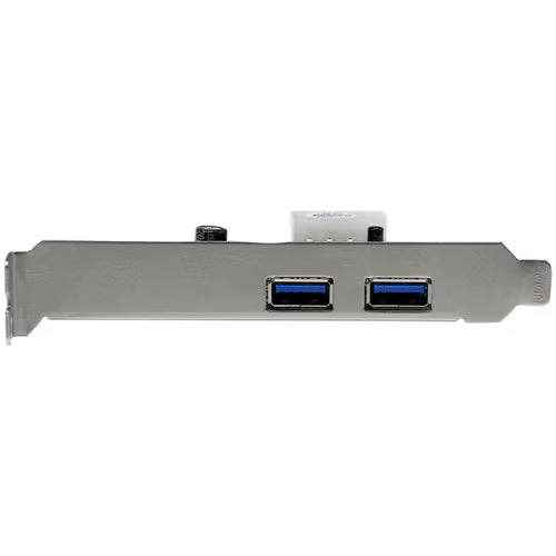 StarTech 2 Port PCI Express (PCIe) SuperSpeed USB 3.0 Card Adapter with UASP - LP4 Power