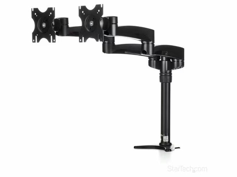 StarTech Desk Mount Dual Monitor Arm for VESA Monitors up to 24" 29.9lb/13.6kg