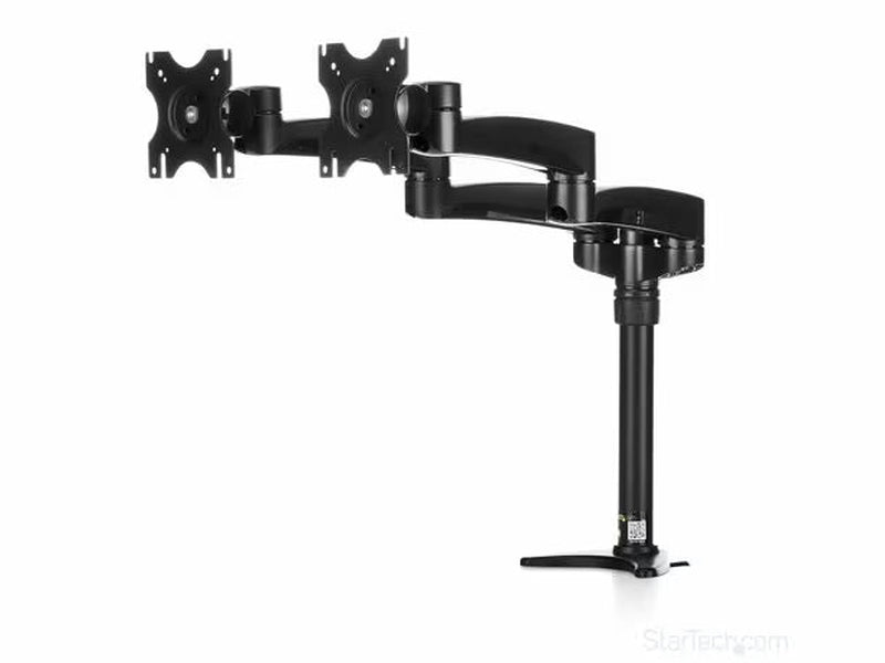 StarTech Desk Mount Dual Monitor Arm for VESA Monitors up to 24" 29.9lb/13.6kg