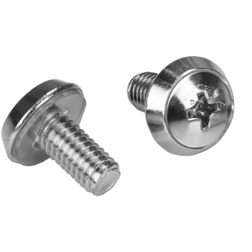 StarTech 100 Pkg M6 Mounting Screws and Cage Nuts for Server Rack Cabinet