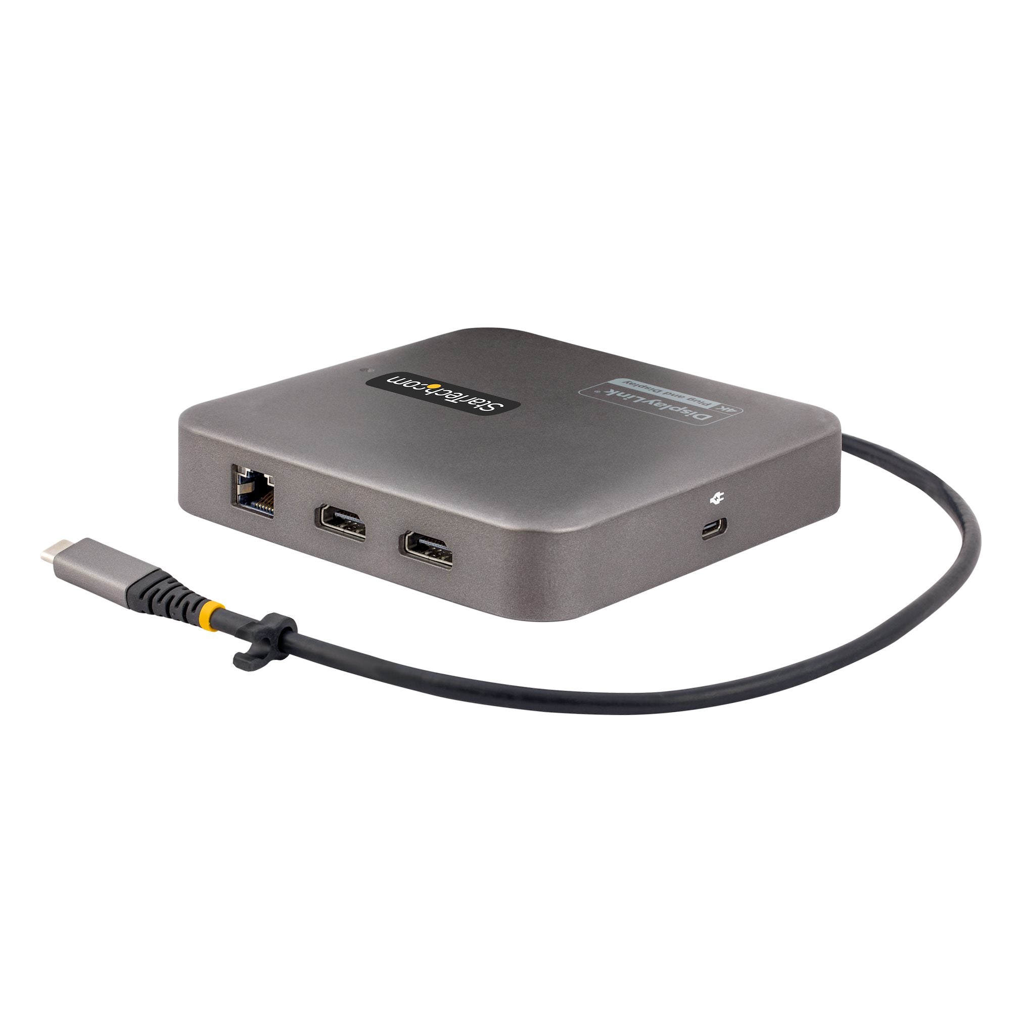StarTech 0.55M USB-C Multiport Adapter,100W, USB 1 , 4K HDMI 2 , RJ45 1 , SD/MMC, 3Yr