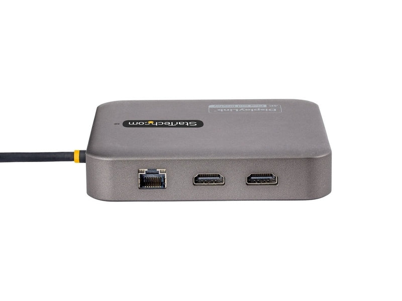 StarTech 0.55M USB-C Multiport Adapter,100W, USB 1 , 4K HDMI 2 , RJ45 1 , SD/MMC, 3Yr