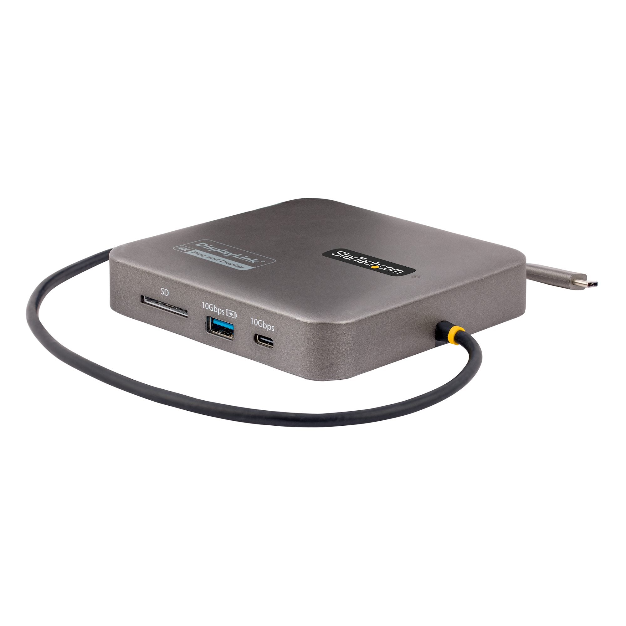 StarTech 0.55M USB-C Multiport Adapter,100W, USB 1 , 4K HDMI 2 , RJ45 1 , SD/MMC, 3Yr