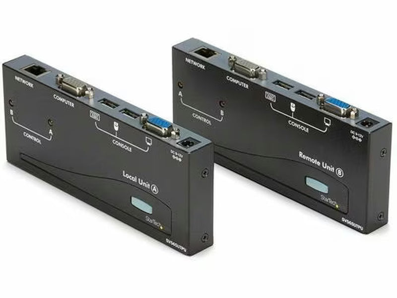 StarTech 500ft VGA KVM Over IP Extender - PS/2 & USB Host - KVM Console Over CAT5 Ethernet for Multiple Servers / Computers