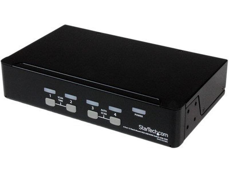 StarTech KVM Switchbox - 4/8/16 Port 1U Rack Mount VGA USB KVM Switch with OSD