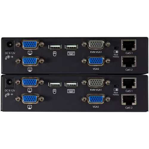 StarTech 650 ft/200m USB 2.0 Dual VGA KVM Console Extender over Cat5 UTP -for Dual VGA, USB-enabled PC or KVM Switch
